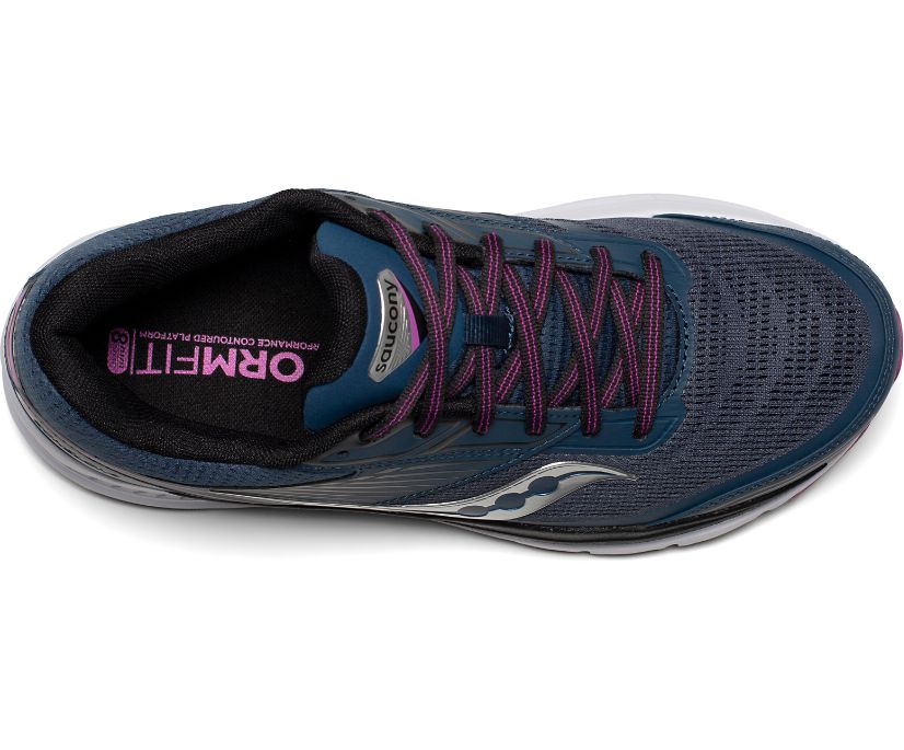 Women's Saucony Echelon 8 Running Shoes Navy | Singapore 099XYUF